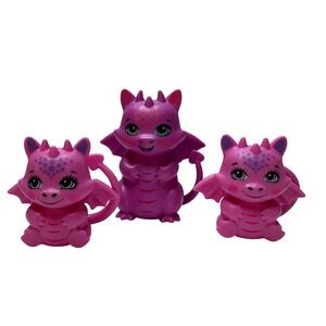 Enchantimals Royal Family Deanna's Pet Dragons Mama & 2 Baby Purple Dragons